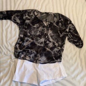 Express Sheer 3/4 length sleeve blouse